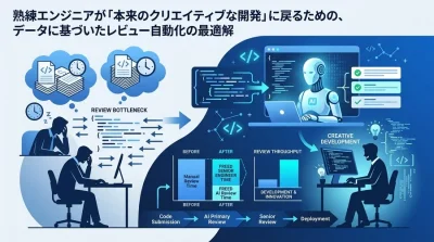 開発組織のボトルネックを解消する「AIコードレビュー」実践アプローチ：シニアの工数解放と品質向上の両立