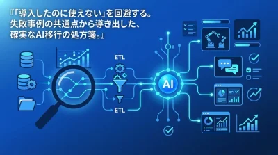 「導入したのに使えない」を回避するAI移行の実践アプローチ：失敗事例から導くリスク管理とシステム連携