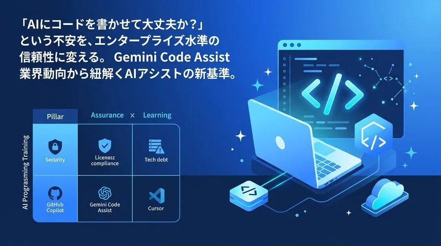 AIコード生成のリスクを抑え資産を守る：エンタープライズ向けGemini Code Assist活用と導入ロードマップ