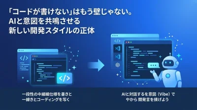 「コードが書けない」はもう壁ではない。非エンジニアが主導するバイブコーディングの実践アプローチ