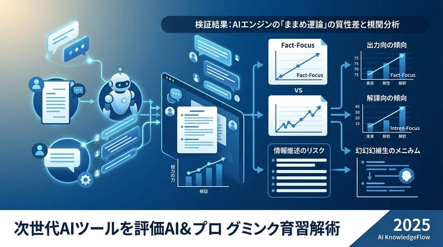 検証結果：エンジン別「要約ロジック」の質的差異と傾向分析 - Section Image