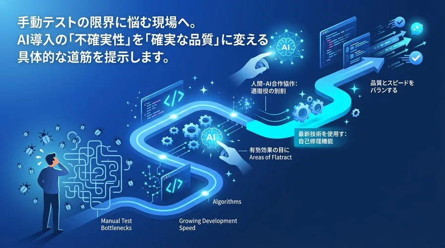 手動テストの限界を超える。AIデバッグ・テスト自動化の導入検討ガイド
