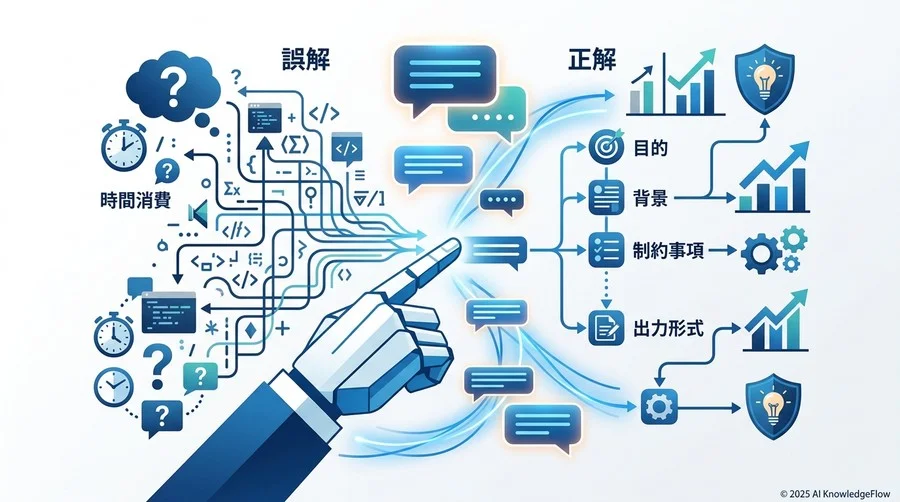 誤解③：プロンプト（指示文）の学習に時間をかけるのは本末転倒である - Section Image 3