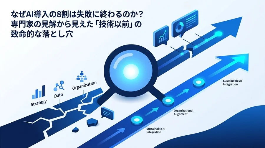 AI導入の失敗から学ぶ「技術以前」の壁と組織を動かす実践アプローチ