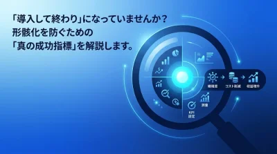 AI導入の失敗原因から逆算する投資対効果の算出法：「成果不明」を防ぐ4つの成功基準とKPI設定ガイド