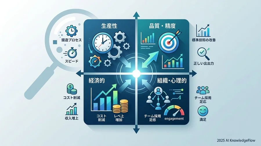 投資対効果を証明する「4つの多角的な成功指標（KPI）」 - Section Image