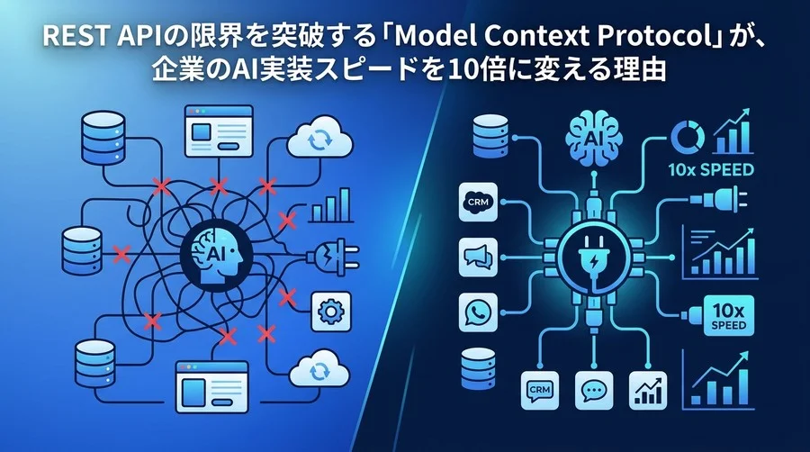 REST APIの限界を突破する「Model Context Protocol」設計：AIエージェント連携を標準化する実践アプローチ