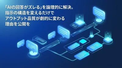 「AIの回答がズレる」を論理的に解決。B2B実務で即戦力となるプロンプトエンジニアリングの構造化フレームワーク