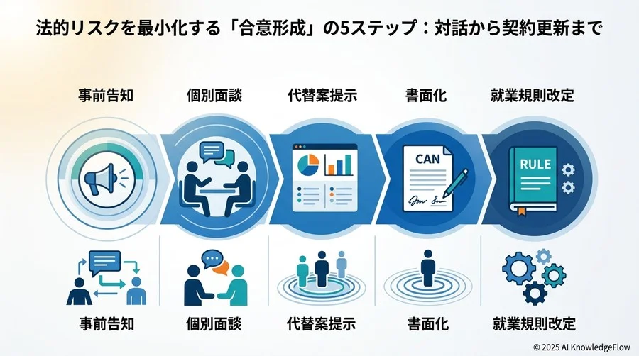 法的リスクを最小化する「合意形成」の5ステップ：対話から契約更新まで - Section Image 3