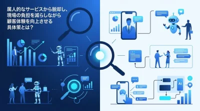 サービス業のAI活用実践アプローチ：接客品質と店舗運営の効率化を両立するホスピタリティDX