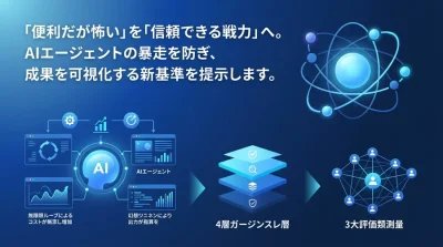 「便利だが怖い」を「信頼できる戦力」へ。AIエージェントの暴走を防ぐガバナンスと評価の新基準