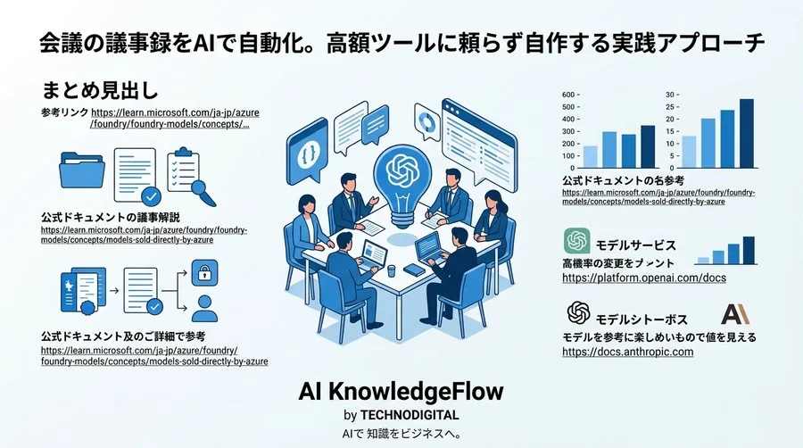 会議の議事録をAIで自動化。高額ツールに頼らず自作する実践アプローチ - Conclusion Image