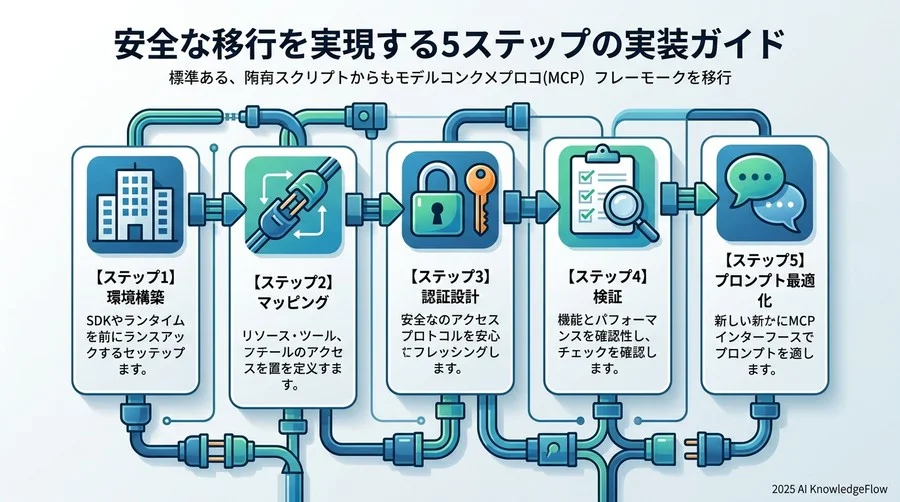 安全な移行を実現する5ステップの実装ガイド - Section Image