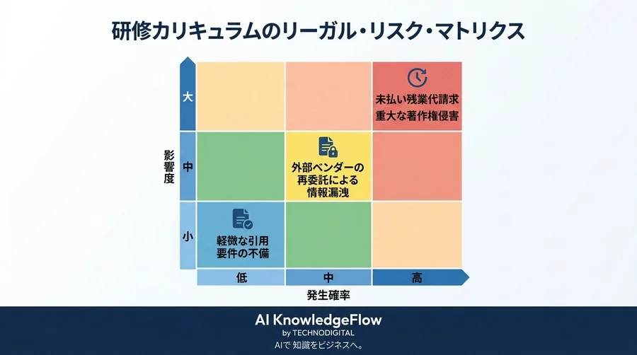 優れた研修が訴訟リスクに変わる前に。AI時代のカリキュラム設計に不可欠なリーガルチェック戦略 - Conclusion Image