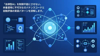 自律型AIを制御不能にさせない。本番運用に不可欠なエージェントガバナンスと自動評価の実装アプローチ