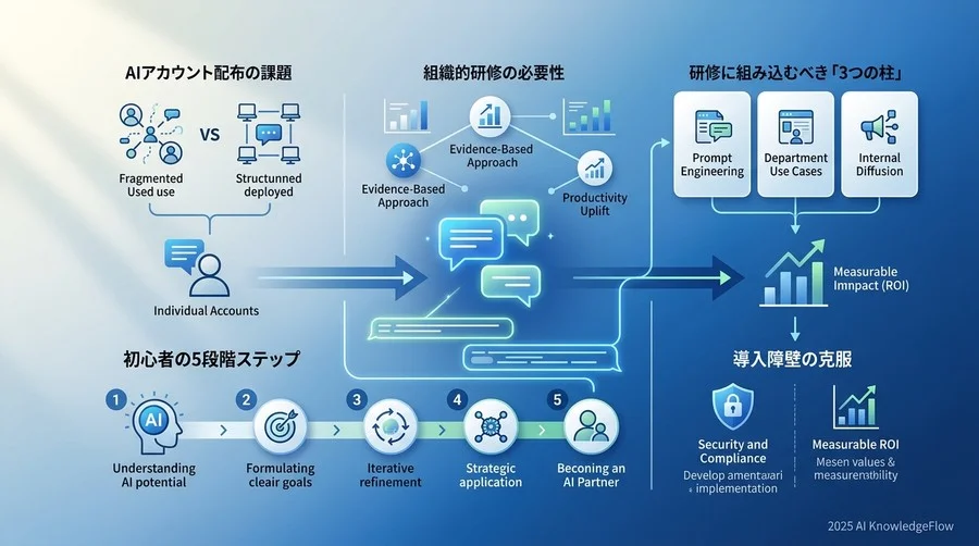 対話型AI活用研修の基本概念と「3つの柱」 - Section Image