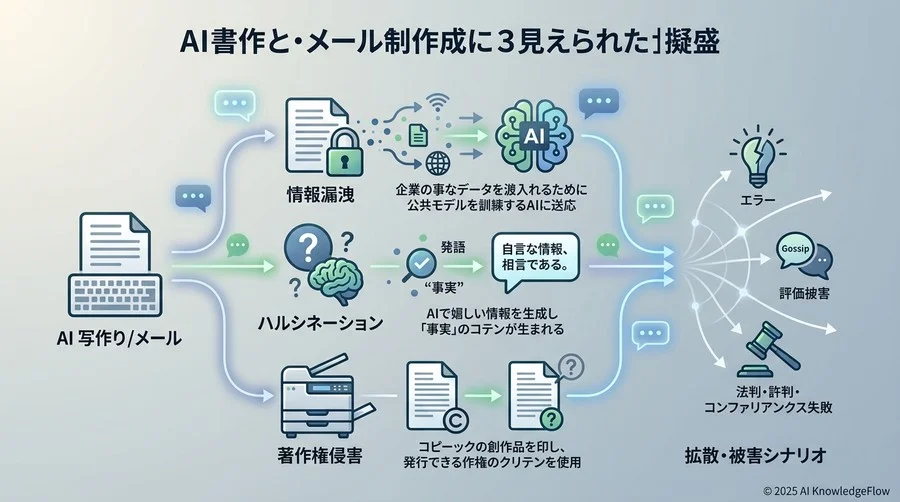 AIメール・執筆時に潜む「3つの見えない脅威」と被害シナリオ - Section Image