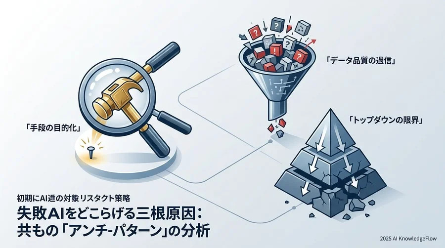 失敗を招く3つの根本原因：共通する「アンチパターン」の分析 - Section Image