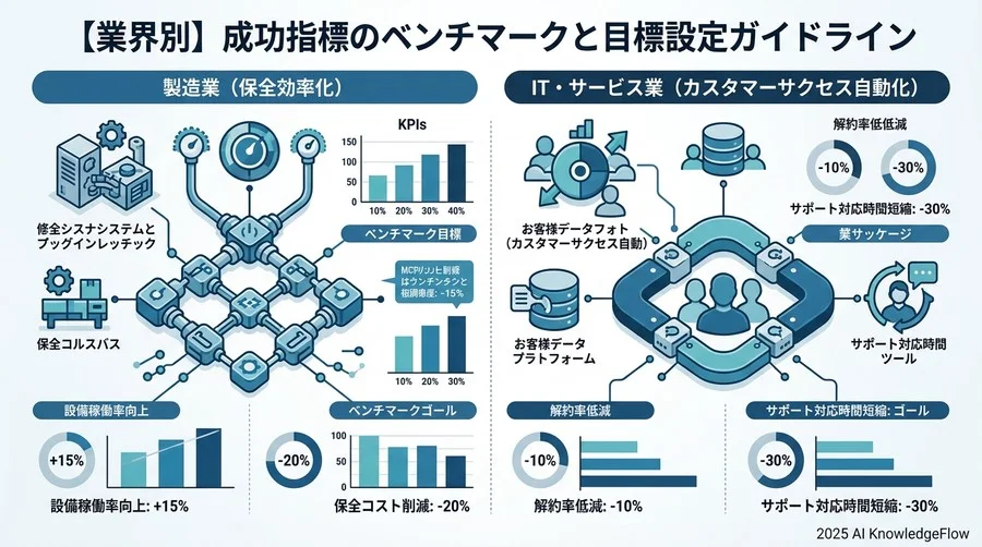 【業界別】成功指標のベンチマークと目標設定ガイドライン - Section Image 3