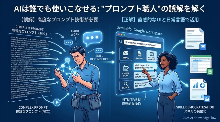 誤解③：使いこなすには高度な『プロンプト職人』になる必要がある - Section Image 3