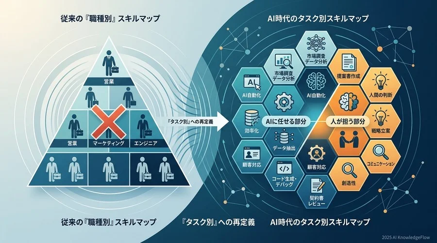 Q2：AI時代のスキルマップは「職種別」ではなく「タスク別」に再定義すべき理由 - Section Image