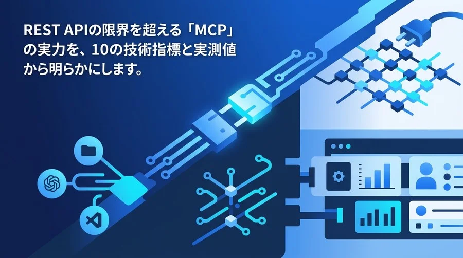 API連携の限界を超えるMCPアーキテクチャ：REST APIとのパフォーマンス比較と導入判断ガイド