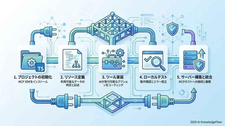 【実践】TypeScript SDKを用いたMCPサーバ構築の5ステップ - Section Image