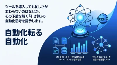 自動化ツール導入で業務が減らない理由とは？「引き算」から始めるワークフロー改善とAI統合