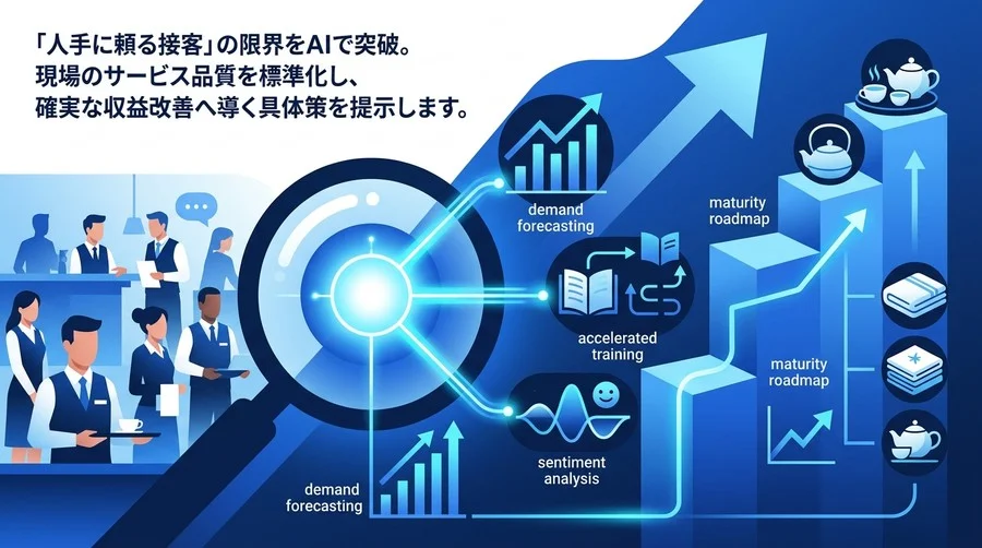 サービス業のAI活用ガイド：人手不足を乗り越え「接客の質」を高める実践アプローチ