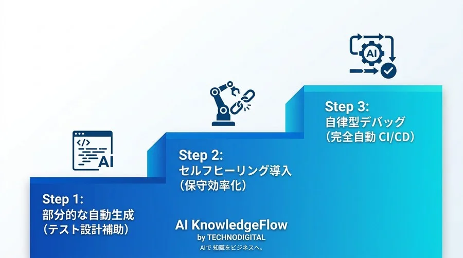 AIテスト自動化の実践アプローチ：デバッグ工数を削減する次世代のQAアーキテクチャ - Conclusion Image