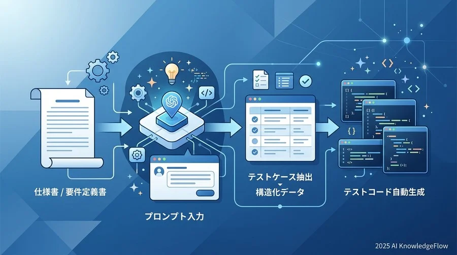 ベストプラクティス①：LLMを用いた「仕様書からのテストコード自動生成」 - Section Image