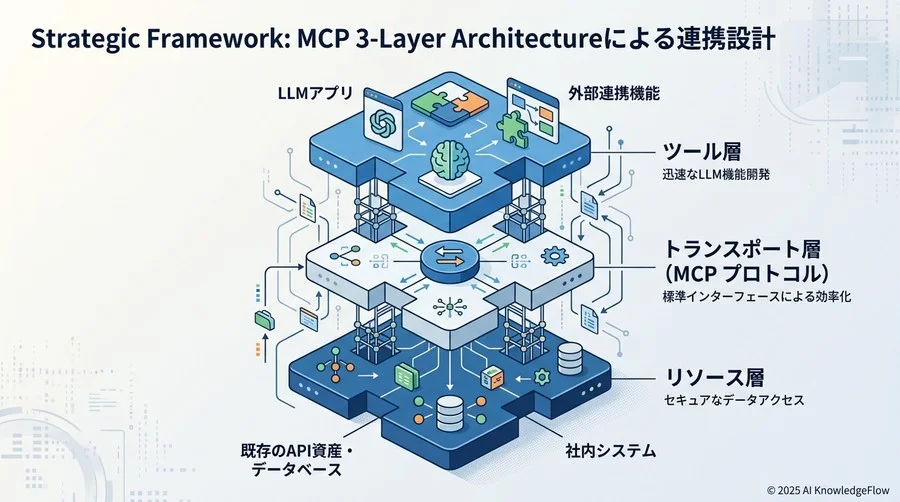 戦略的フレームワーク：MCP 3-Layer Architectureによる連携設計 - Section Image
