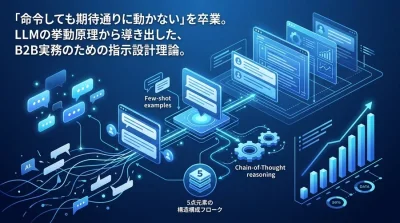 「期待外れのAI出力」を卒業するプロンプトエンジニアリング基礎とB2B向け構造化の実践アプローチ