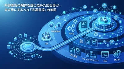 AI内製化ロードマップ策定のための共通言語マップ：外部依存を脱却し自走する組織体制への移行ステップ