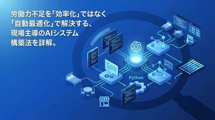 サービス業の固有ルールを自動化するAI最適化エンジンの実装手順とPython連携アプローチ