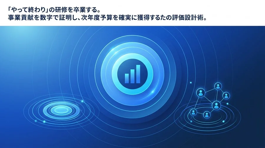 「やって終わり」の研修を卒業する。事業貢献を数字で証明する研修カリキュラム設計とROI算出ロジック