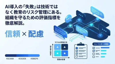 対話型AI活用研修の実践アプローチ：組織を守るリスク評価とガバナンス構築ガイド