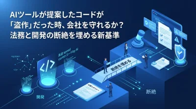 AIコードレビューの提案が「盗作」だった時、会社を守れるか？法務と開発の断絶を埋める法的リスク管理の新基準