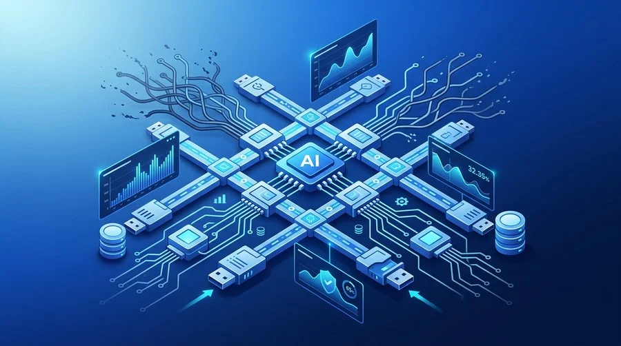 AI連携の壁を壊す「MCPプロトコル」の実力。社内データ接続コストを激減させる新標準と導入戦略