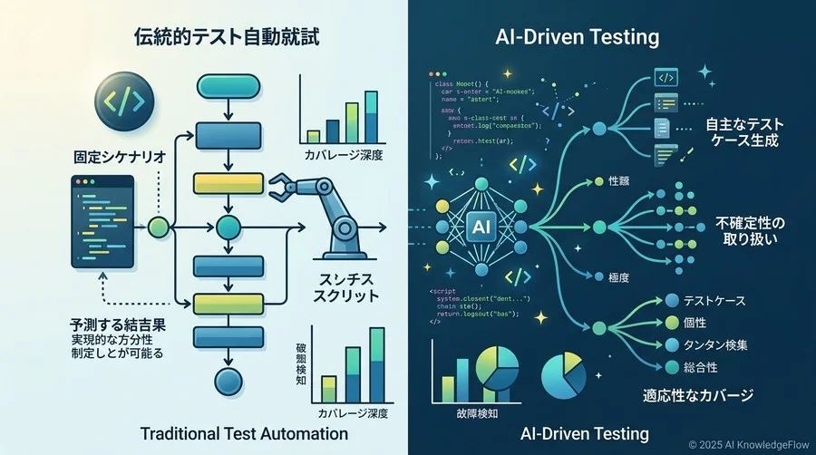 Q: 従来の自動テストとAI駆動型テスト、評価基準はどう変えるべきか？ - Section Image