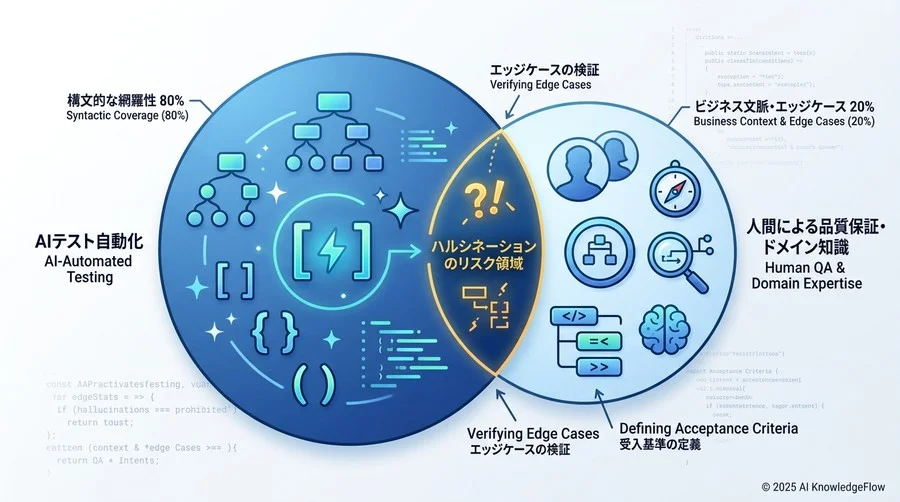 Q: AIがバグを見逃す「20%の盲点」とは？現場で起きた失敗から学ぶリスク管理 - Section Image
