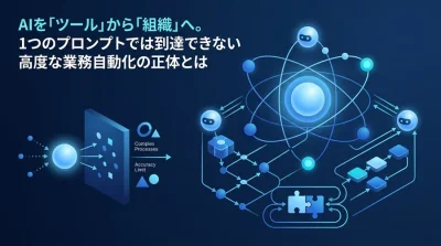 単一LLMの限界を突破するマルチエージェント・アーキテクチャ。AI業務自動化の課題を解く組織設計論