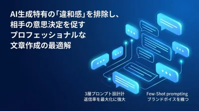 B2Bメールの返信率を劇的に変えるAI文章作成・プロンプト設計実践ガイド