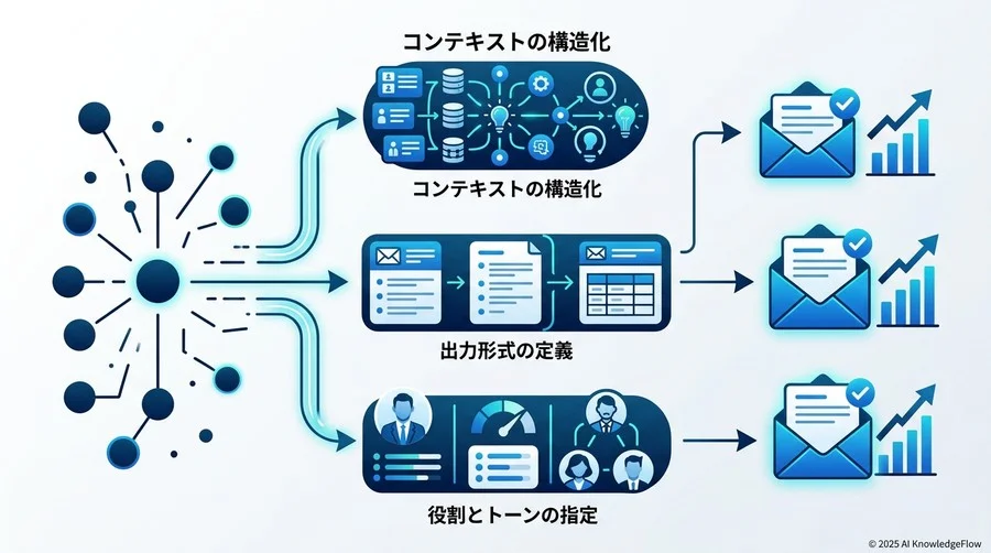 基本原則：AIを「代筆者」ではなく「論理構築パートナー」にする3つのルール - Section Image