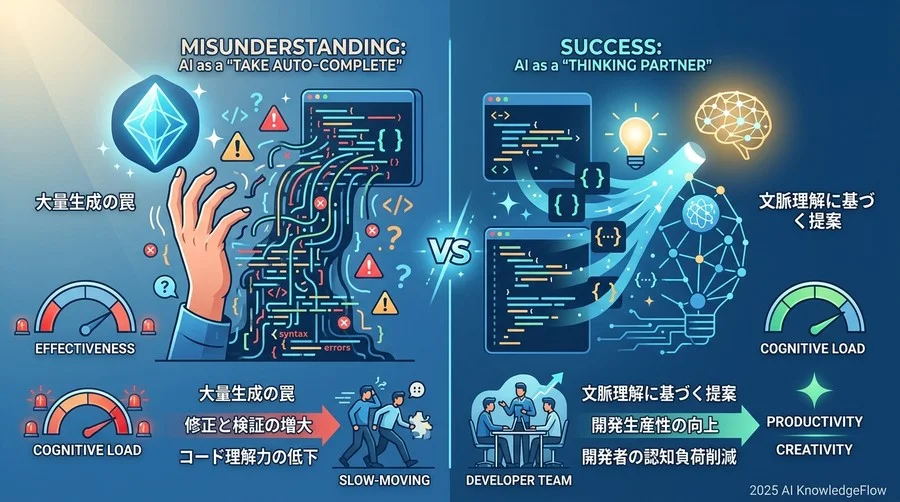 なぜ開発現場のAI活用は「期待外れ」に終わりやすいのか - Section Image