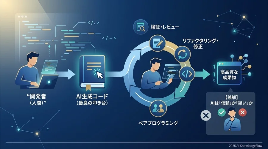 誤解②：AIが生成したコードは「信頼」か「疑い」かの二択である - Section Image