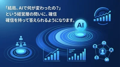 「結局AIで何が変わった？」に答える！B2B特有のROI迷宮を脱出し経営層を納得させる効果可視化ガイド