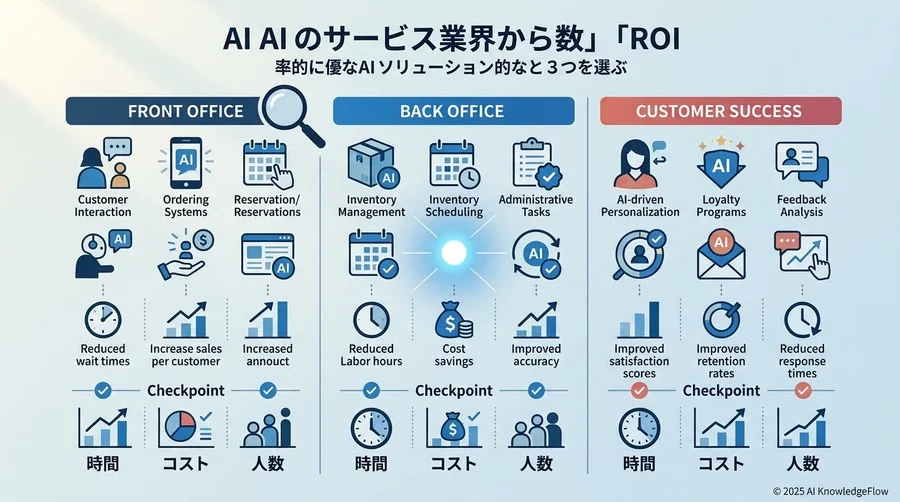 【領域別】サービス業におけるAI活用の最適解とチェックポイント - Section Image