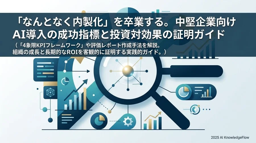 指標を「次のアクション」に変えるモニタリングと改善 - Section Image