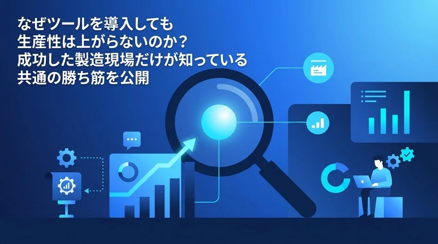 なぜ製造現場のDXはツール導入で止まるのか？生産性向上を実現する組織文化と成功要因